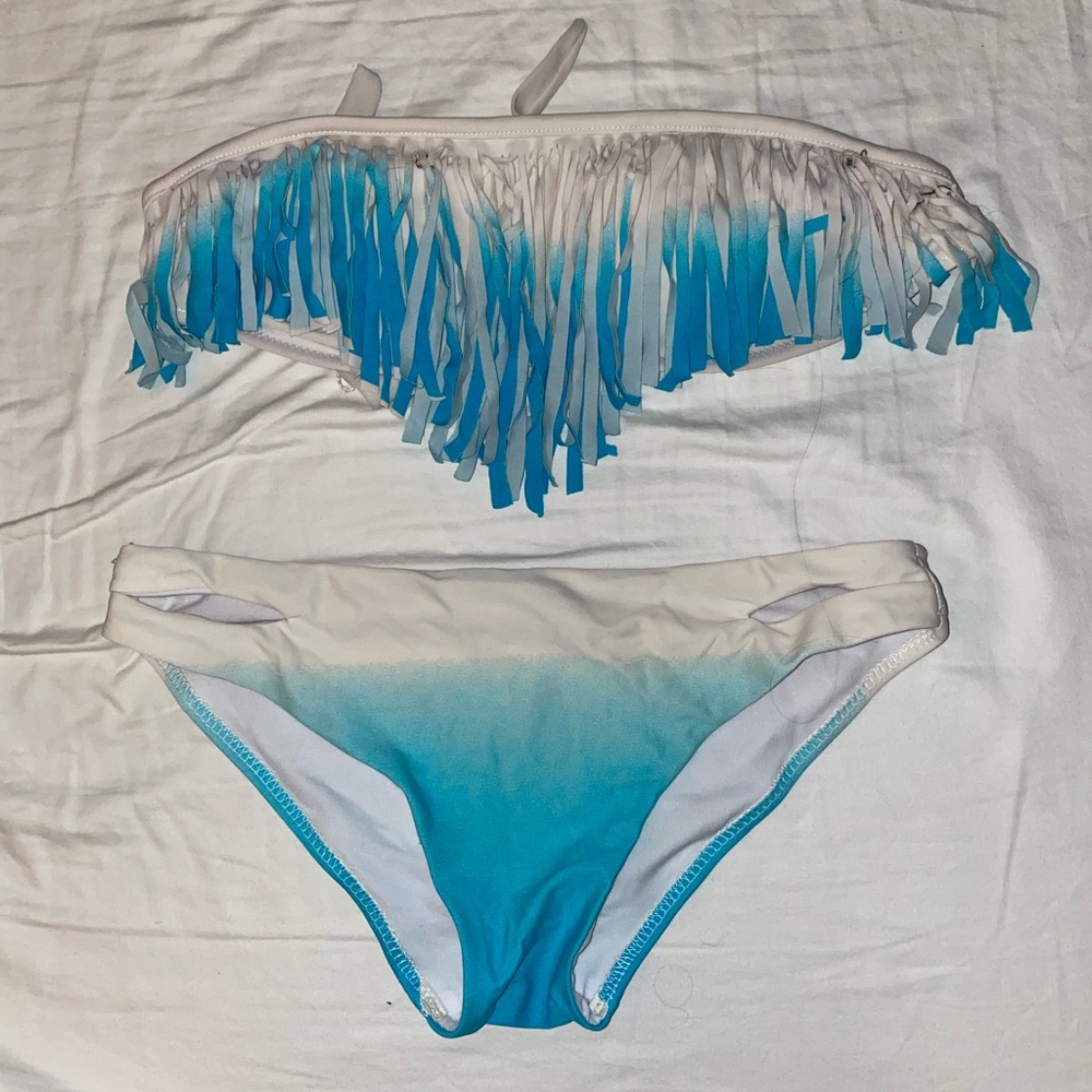 OMBRÉ FRINGE BIKINI